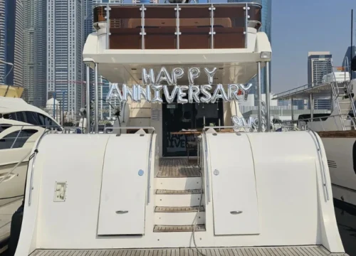 Anchored in Love: Celebrating Anniversaries on Yachts in Dubai