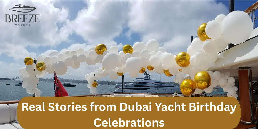 yacht birthday celebrations